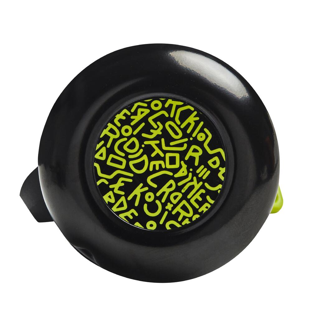 Kids' Bike Bell Easy Dring 500 - Black/Yellow