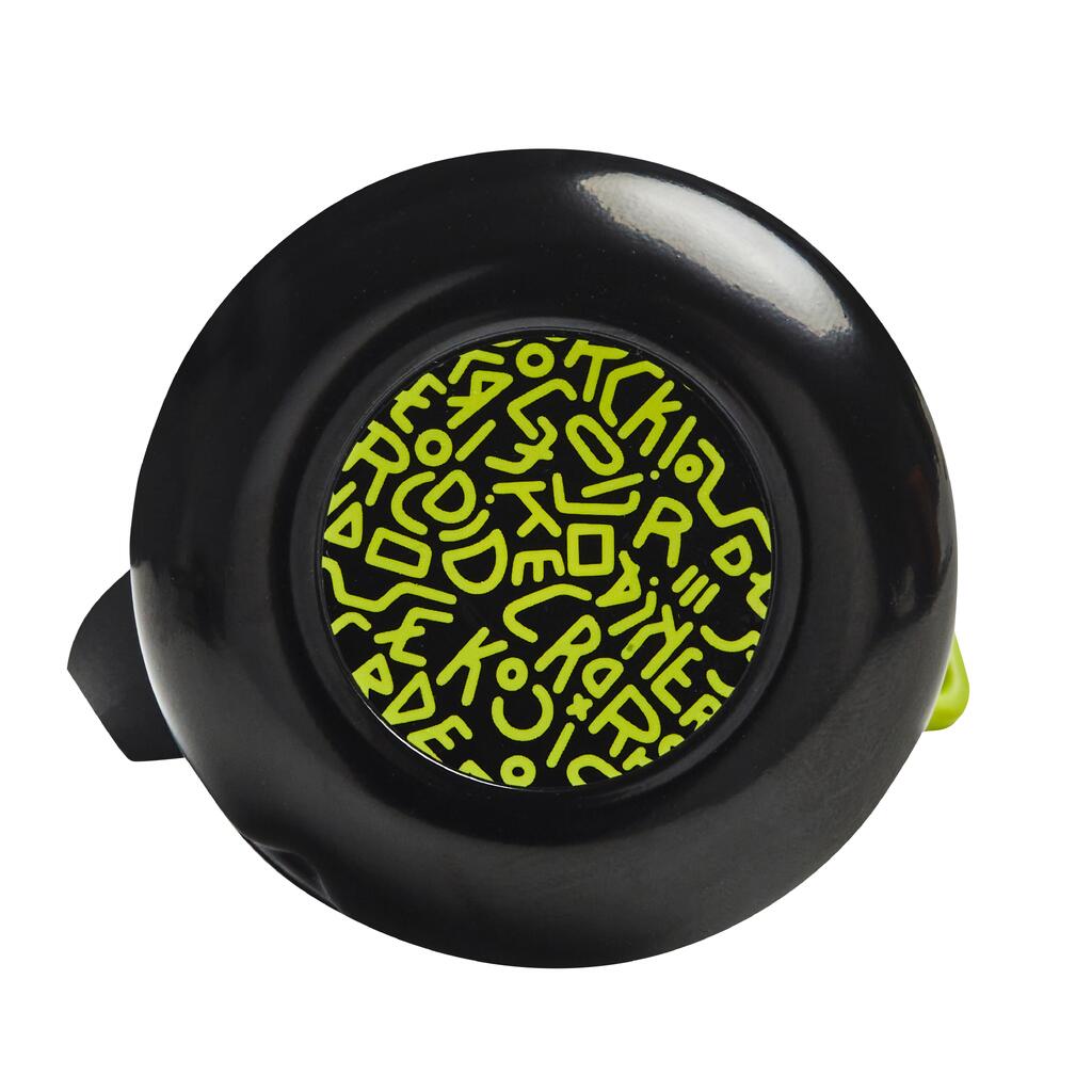 SONNETTE VÉLO ENFANT EASY DRING 500 20 pouces 24 pouces NOIR JAUNE