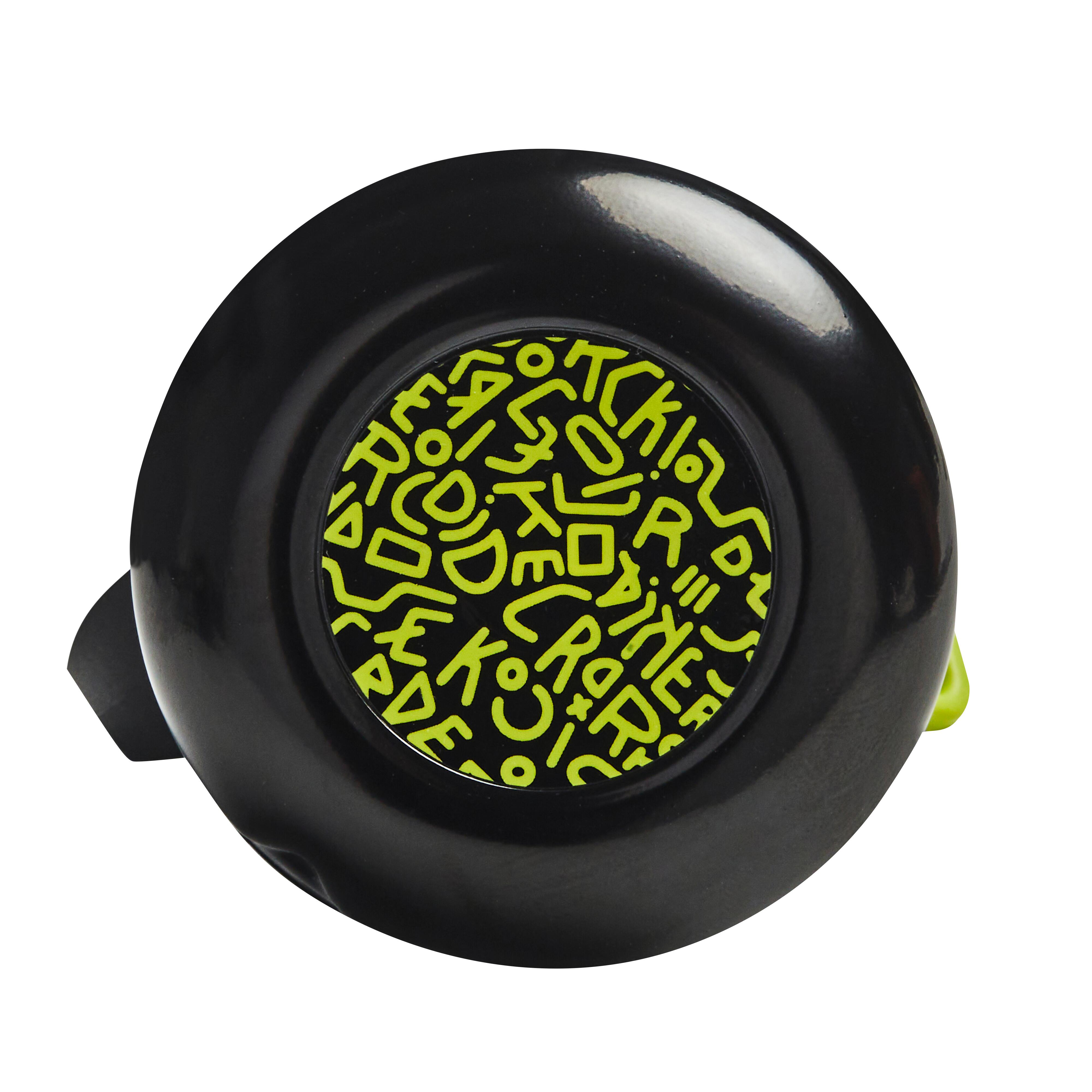 Kids' Bike Bell - Easy Dring 500 Black/Yellow - BTWIN