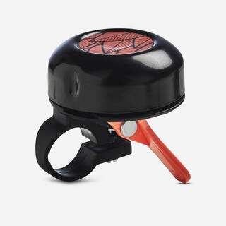 Kids' Bike Bell Easy Dring 500 20" 24"- Black/Pink