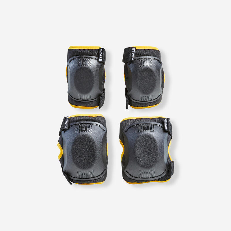 Bike Elbow and Knee Protection Kit - Yellow
