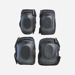 KIT DE PROTECTION VÉLO COUDES ET GENOUX NOIR 3 à 6 ANS TAILLE UNIQUE