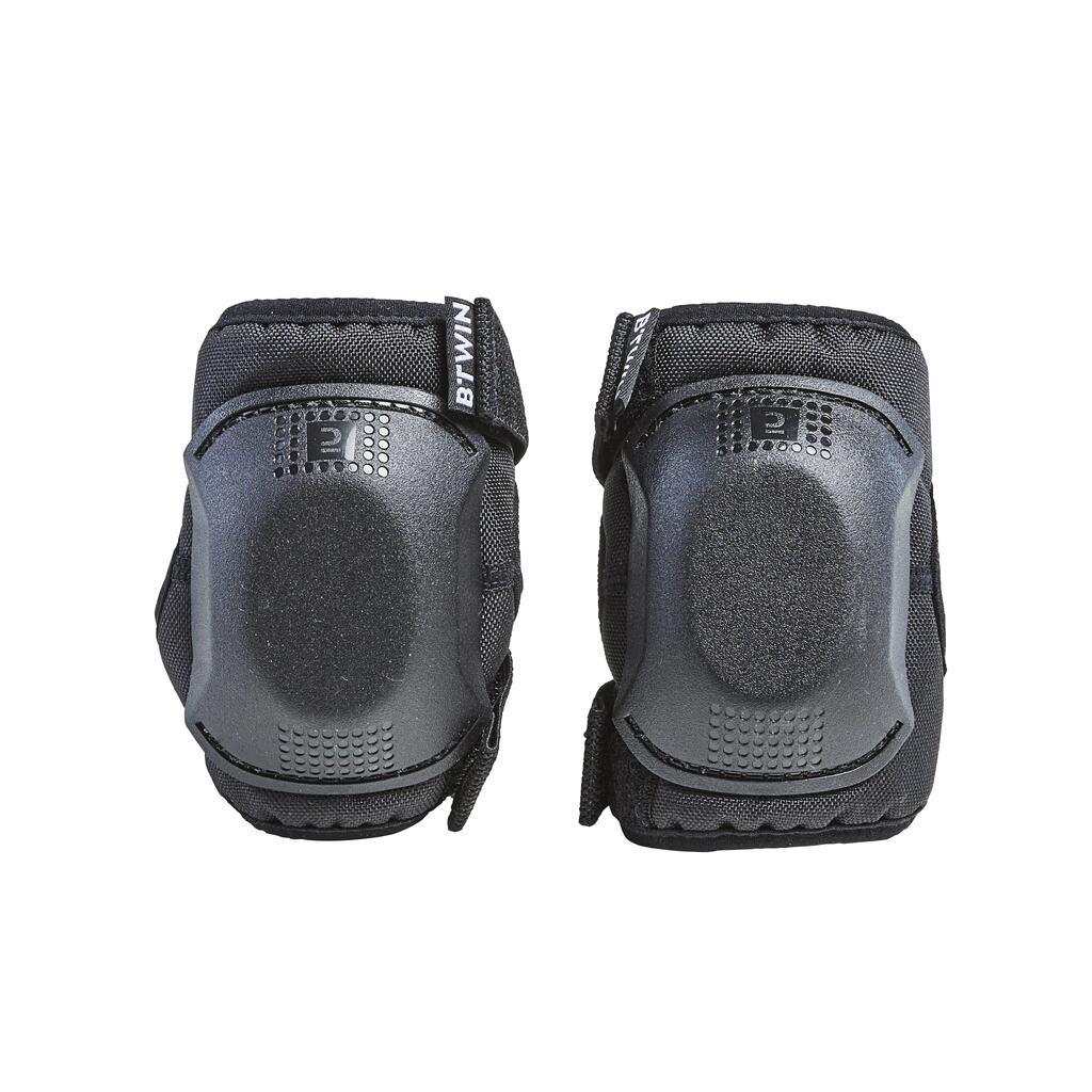 KIT DE PROTECTION VÉLO COUDES ET GENOUX JAUNE 3 à 6 ANS TAILLE UNIQUE