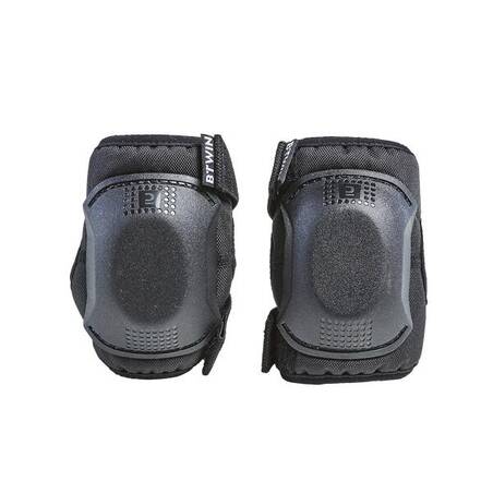 One Size Cycling Elbow and Knee Protectors Set 3-6 Years - Black