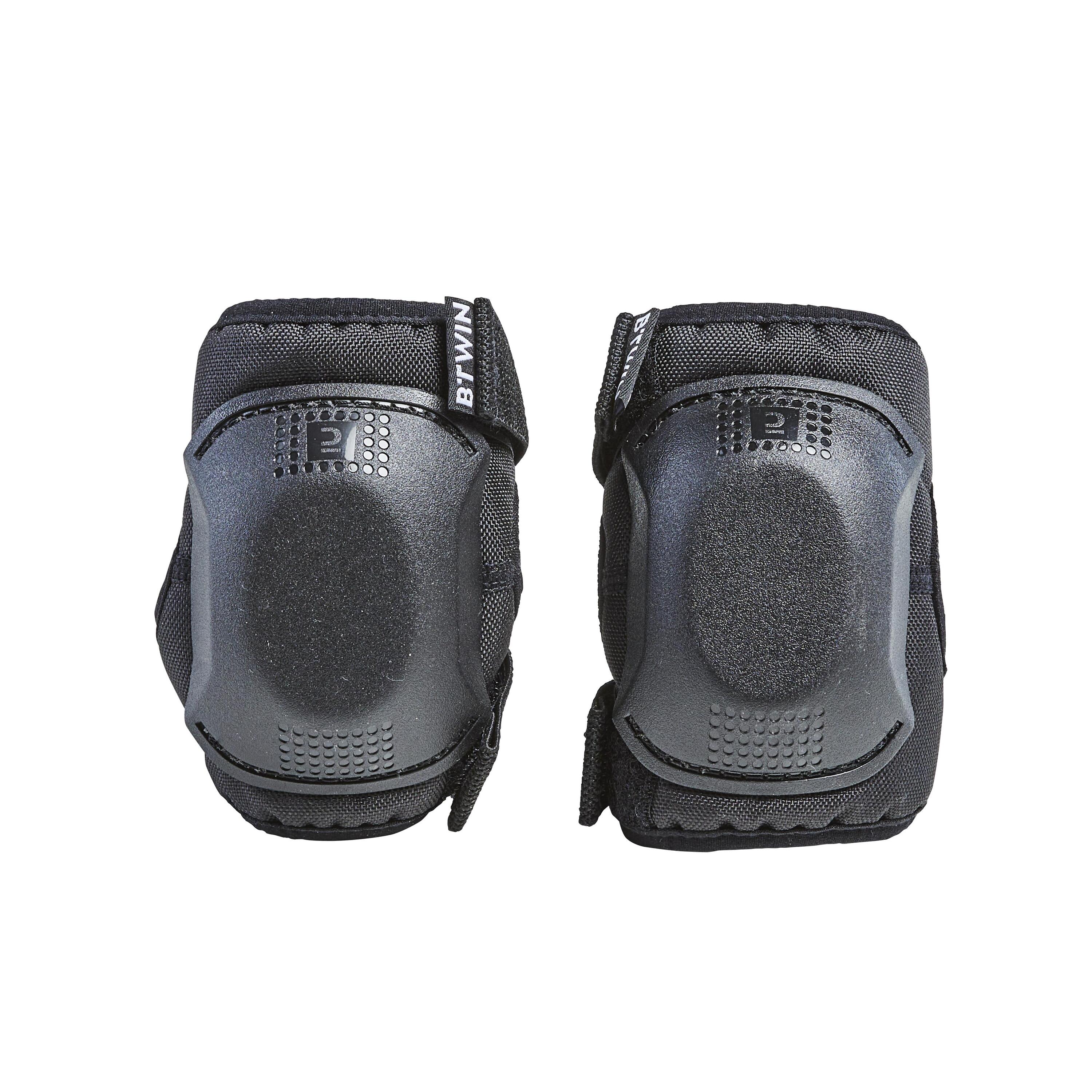 One Size Cycling Elbow and Knee Protectors Set 3-6 Years - Black 3/10