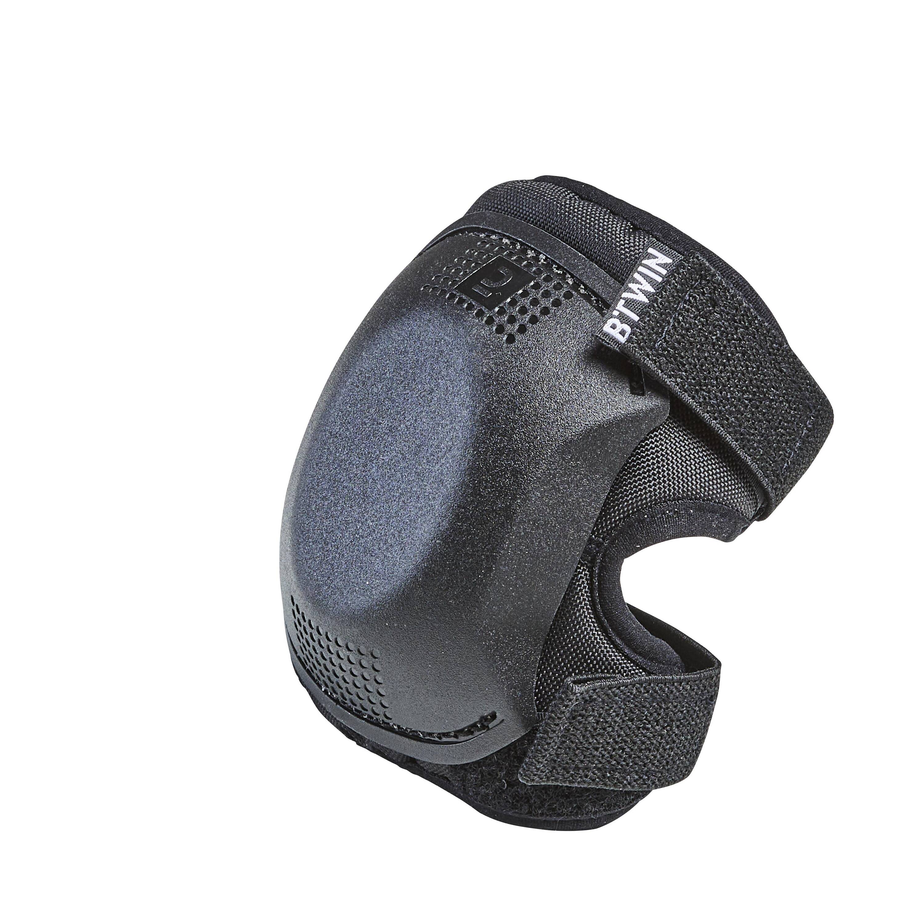 One Size Cycling Elbow and Knee Protectors Set 3-6 Years - Black -  5