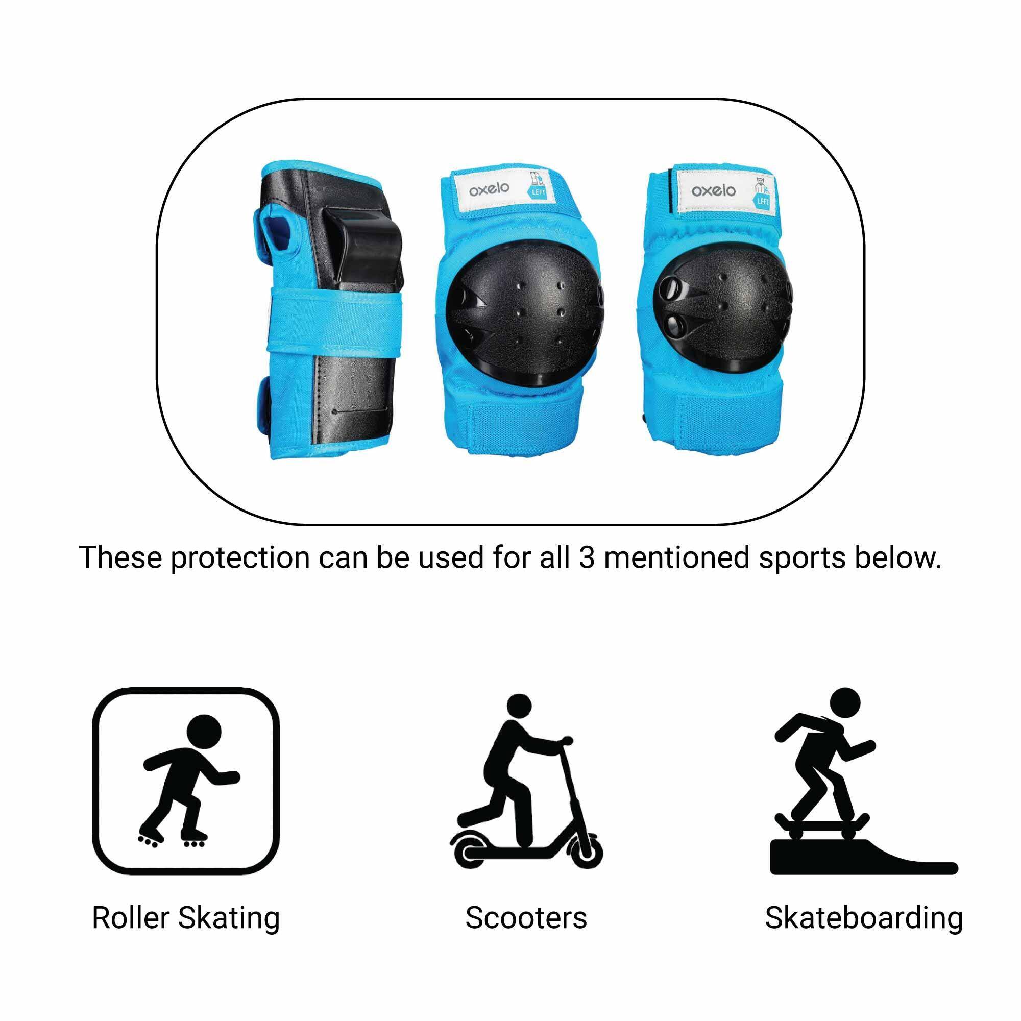 Kids' 3-Piece Safety Guards - Blue -  3