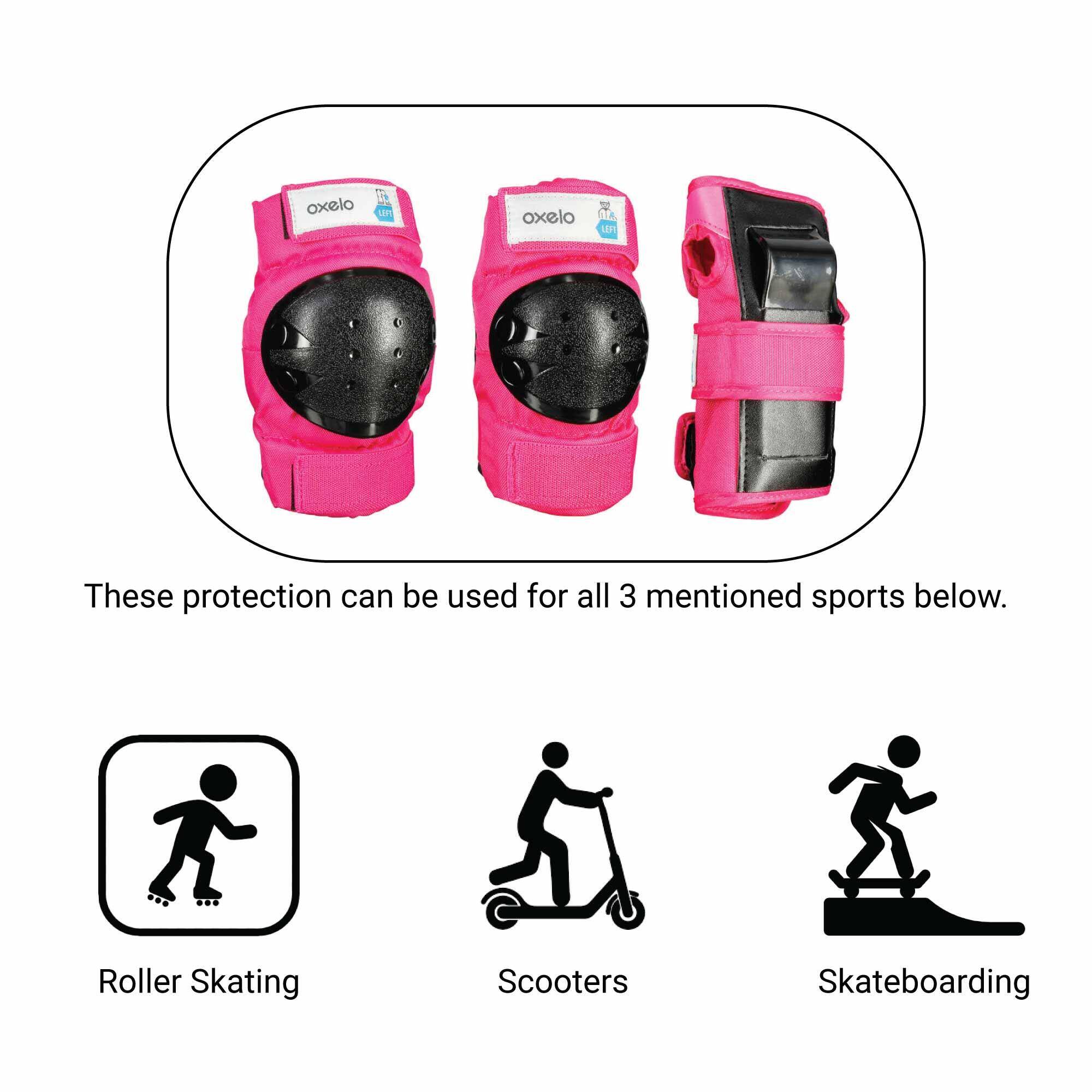 Kids' 3-Piece Safety Guards - Pink -  3