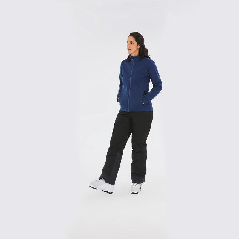 VESTE DE SKI CLUB COMPETITION FEMME 980 - BLEUE