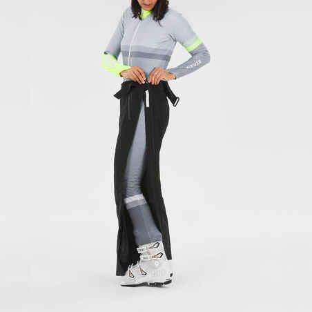 UNISEX REMOVABLE SKI COMPETITION TROUSERS 980 - BLACK