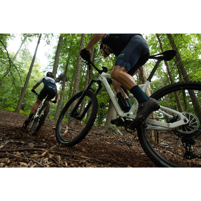 Mountain bike cipő Race 900, Habu Fit System, fekete, okkersárga 