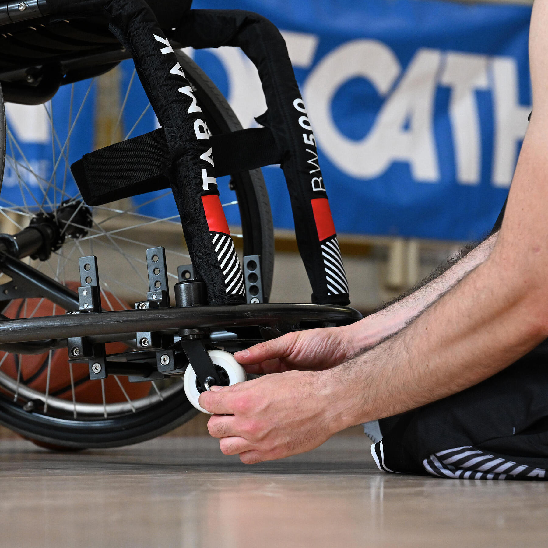 Basketball wheelchair maitenance