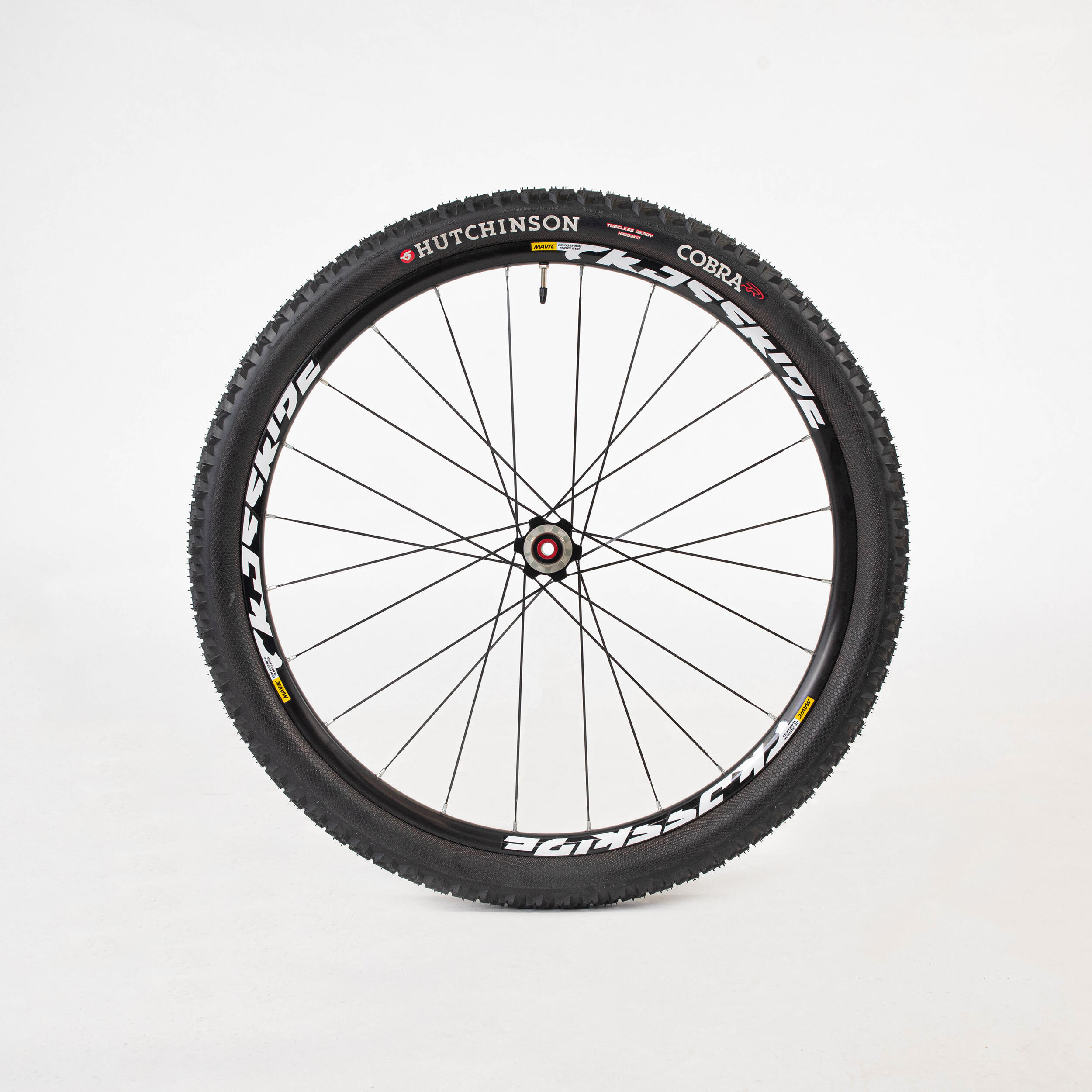 ROUE VTT ARRIERE 27.5 DISC CROSSRIDE TUBELESS READY MONTEE EN HUTCHINSON COBRA ROCKRIDER Decathlon