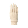 TREKKING GLOVES TREK550 FLEECE BEIGE