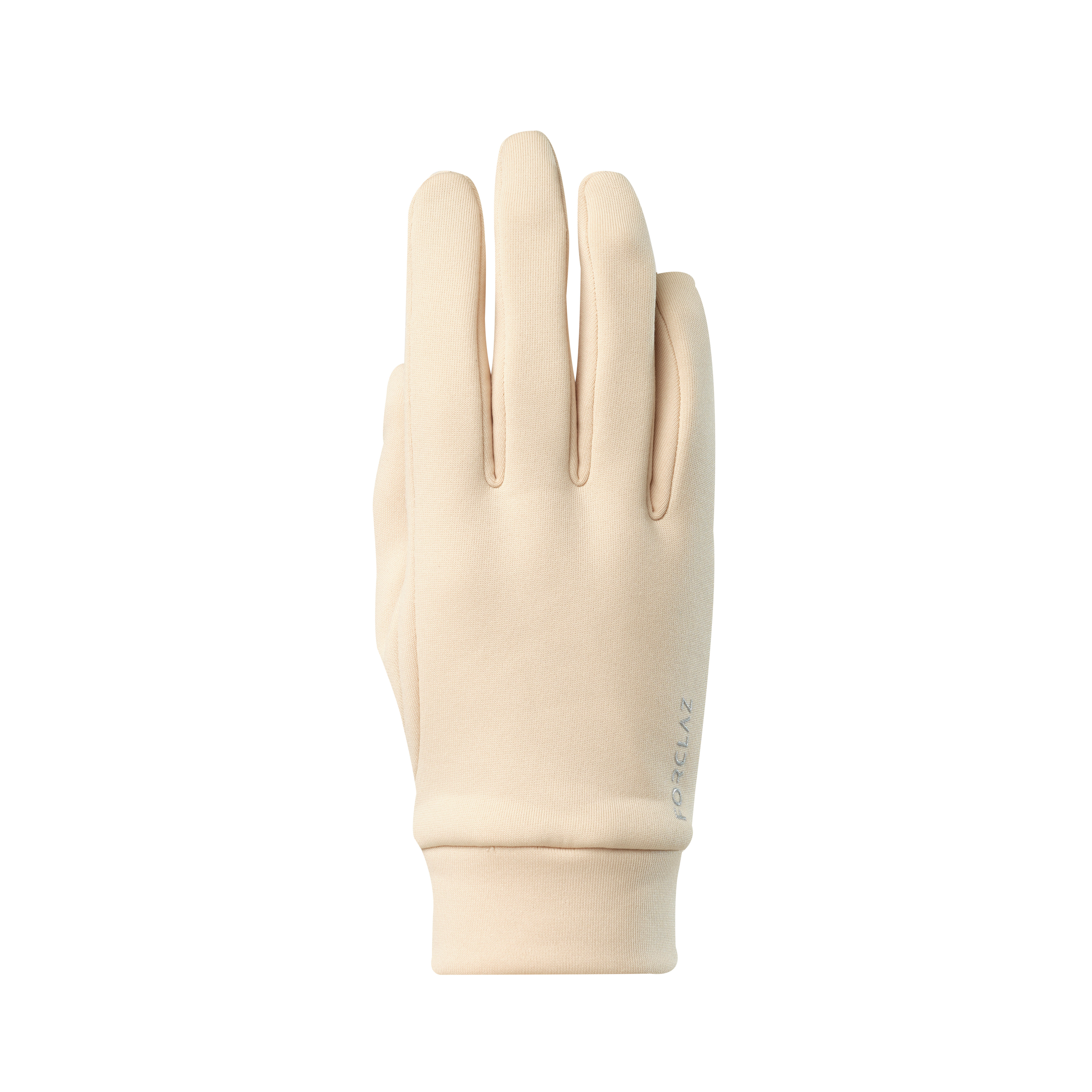 TREKKING GLOVES TREK550 FLEECE BEIGE