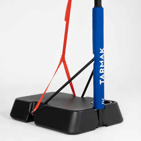 Canasta de baloncesto Mates para niños con pie regulable de 1,60 m a 2,20 m - K900 Azul Negro