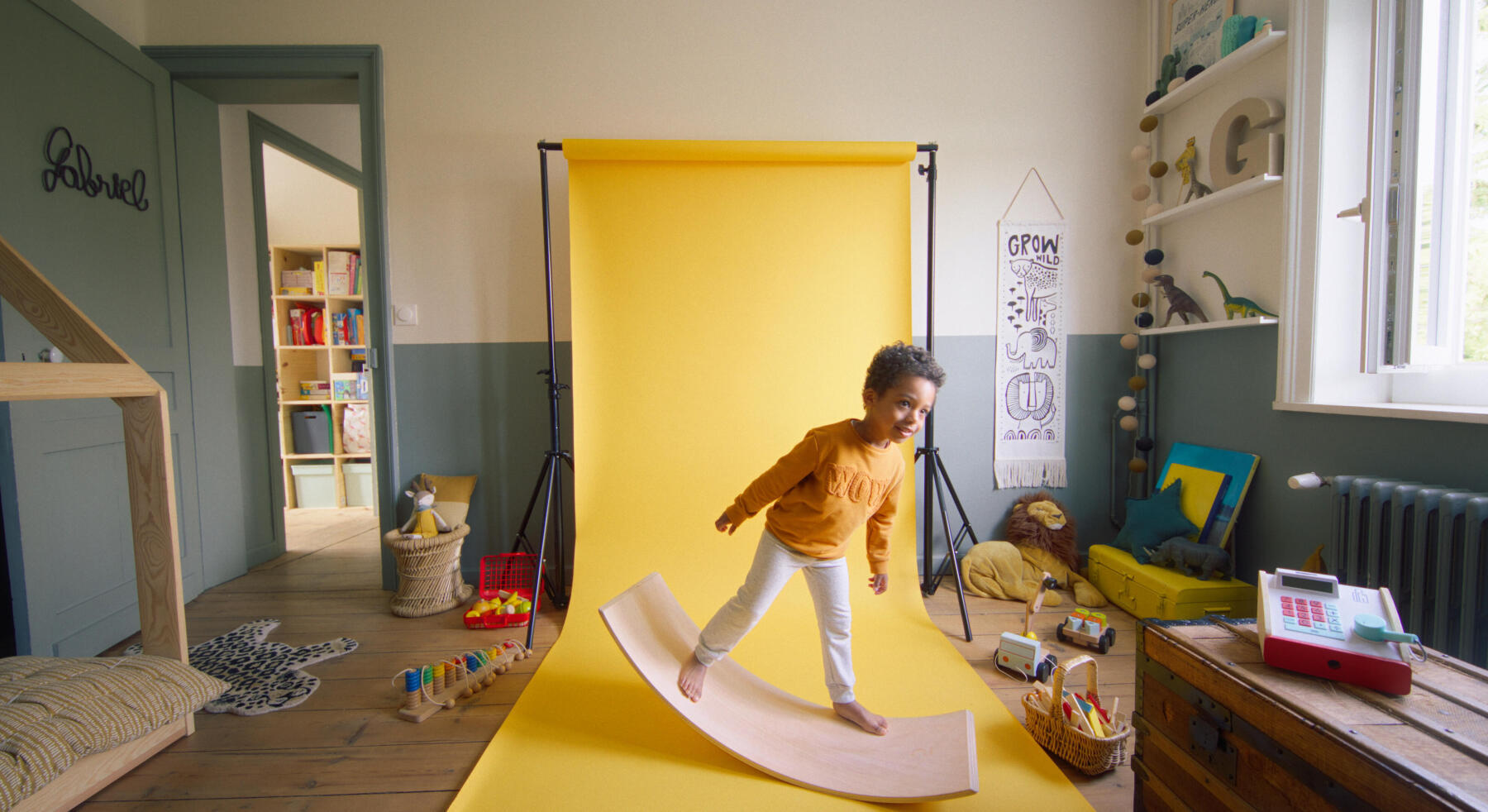 Baby gym à la maison : améliorer l'équilibre de son enfant