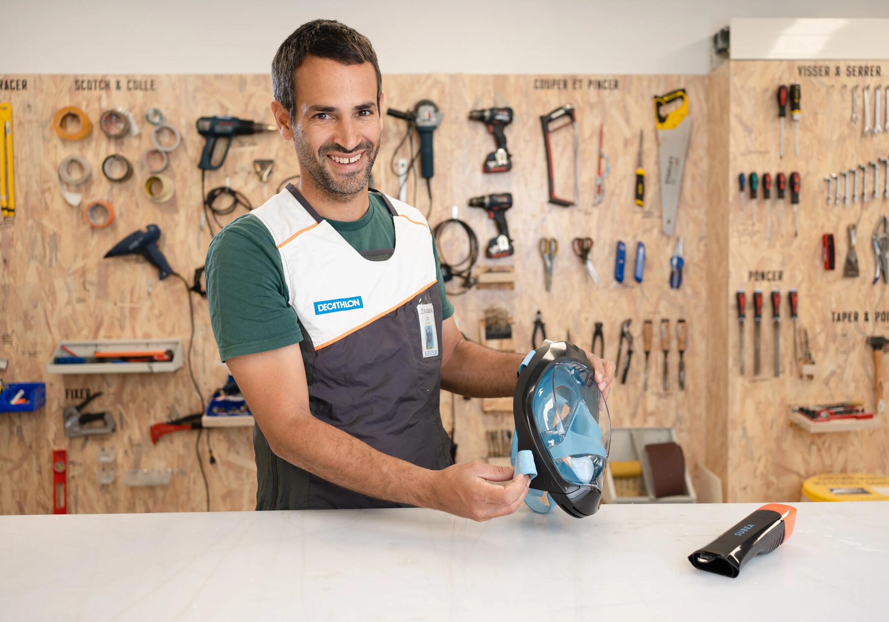 Service de reparații pentru masca Decathlon Easybreath