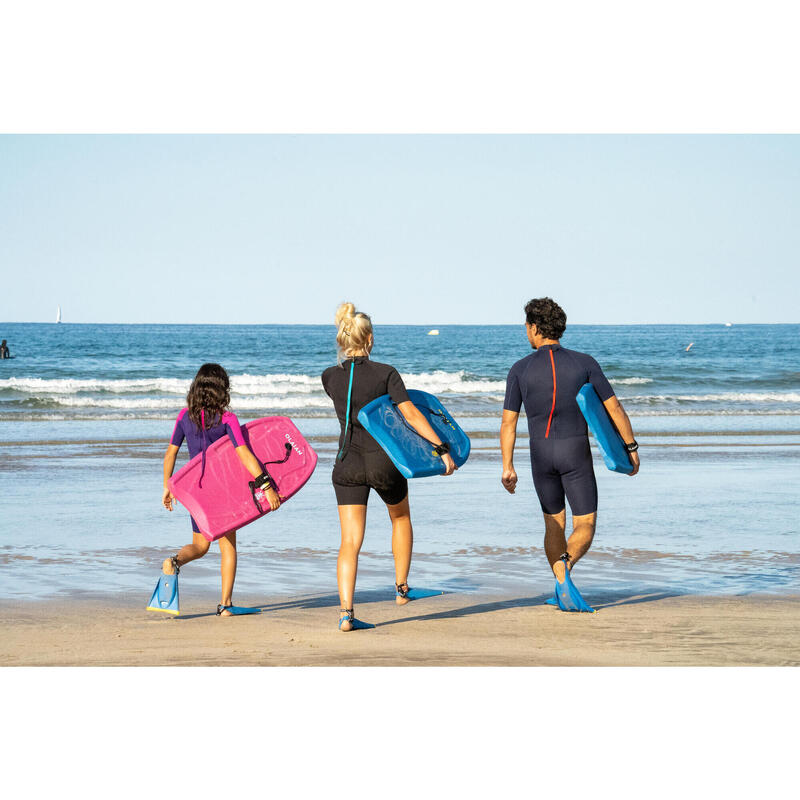 Zwemvinnen voor bodyboarden 100 blauw/geel