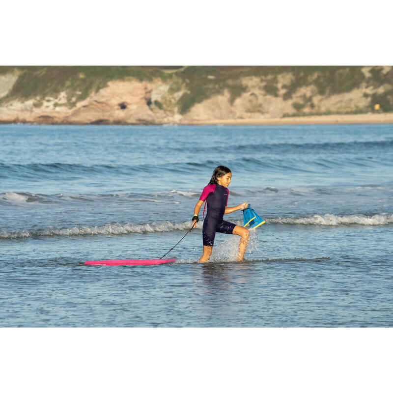 Pés de pato 100 bodyboard azul amarelo