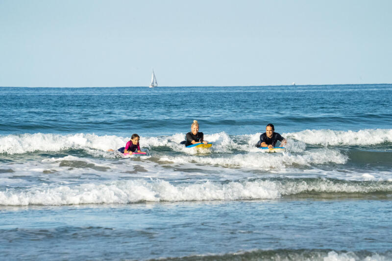 Deska bodyboard Olaian 100 z leashem na nadgarstek