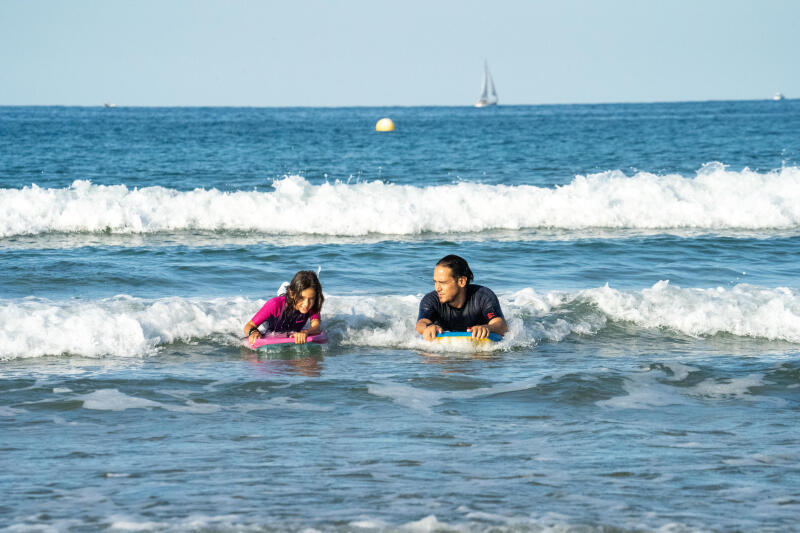 Deska bodyboard Olaian 100 z leashem na nadgarstek