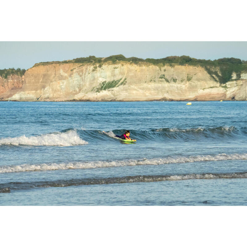 Bodyboard voor kinderen 100 groen 35" 6-12 jaar