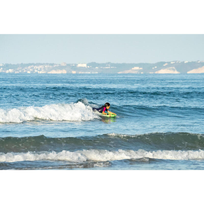 Bodyboard Radbug 100 Niños 6-12 Años Verde Económico Técnico 35" + Leash