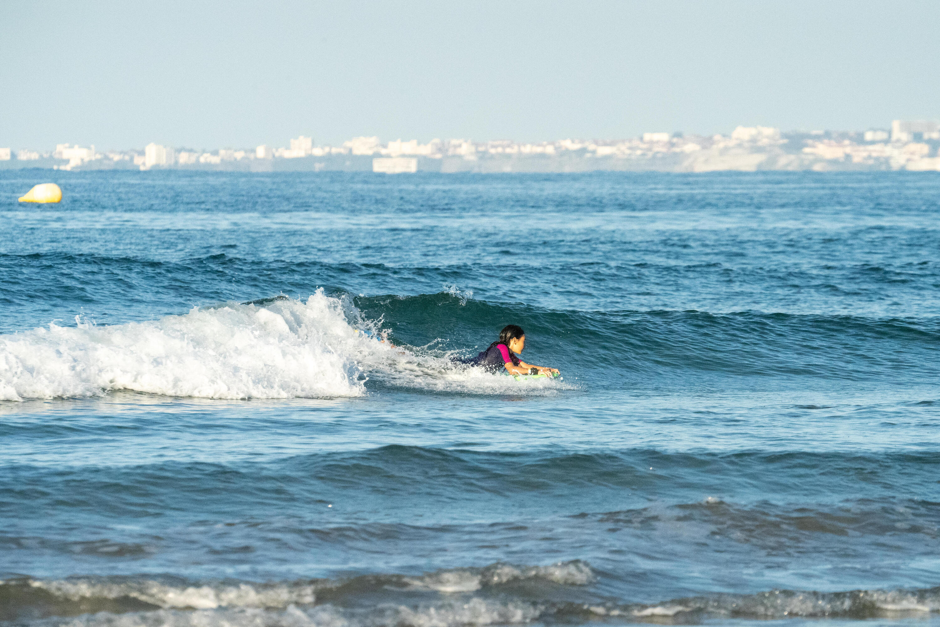 BODYBOARD 100 ENFANT 6-12 ANS - VERT 35" 8/11