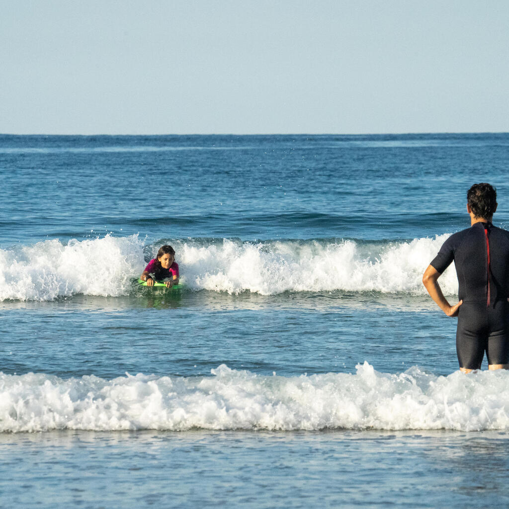 Zeleni dečji bodyboard s uzicom (od 6 do 12 godina)