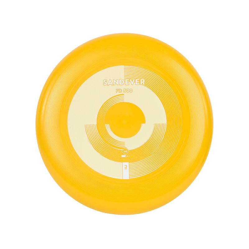 Kinderfrisbee voor ultimate frisbee D145 vinyl geel