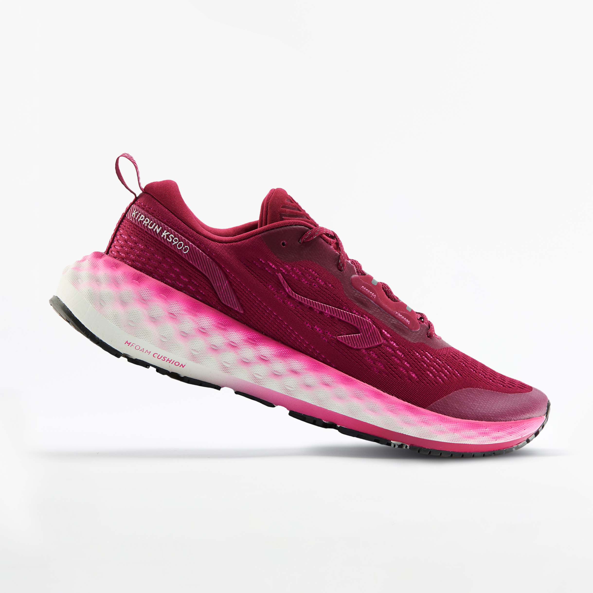 CHAUSSURES DE RUNNING FEMME KIPRUN KS900 BORDEAUX