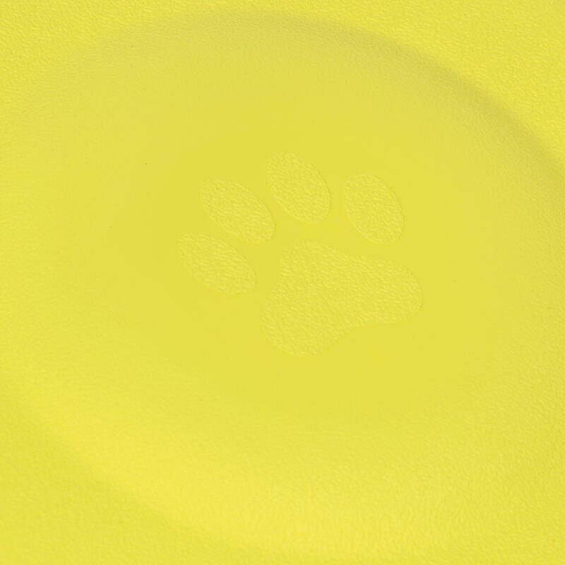 Hondenfrisbee geel