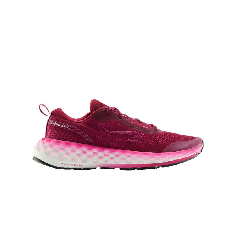 ZAPATILLAS DE RUNNING MUJER KIPRUN KS900 BURDEOS