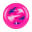 Flying disc ultimate VIBRATION 175 grammi rosa