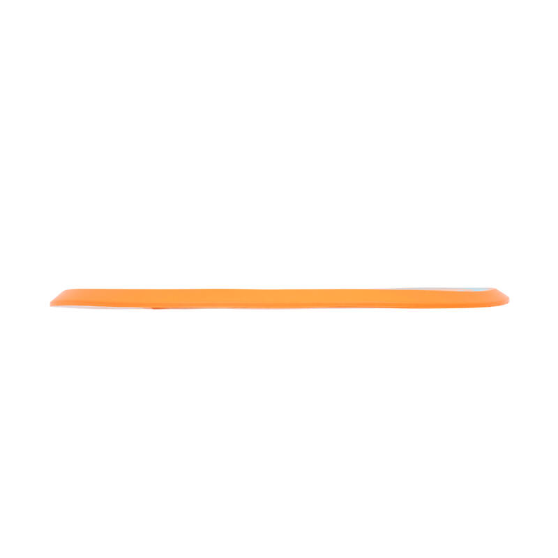 能拋超遠的橘色柔軟中空飛盤。