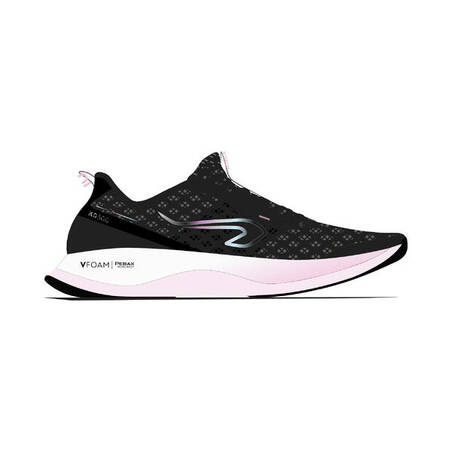 Sepatu Lari Wanita KIPRUN KD500 2 - Hitam/Mauve