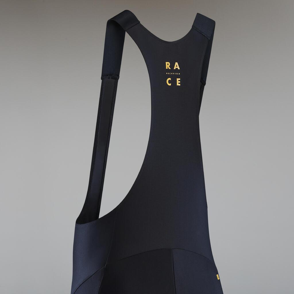 Mountain Bike 3/4 Bib Shorts Race - Black/Ochre