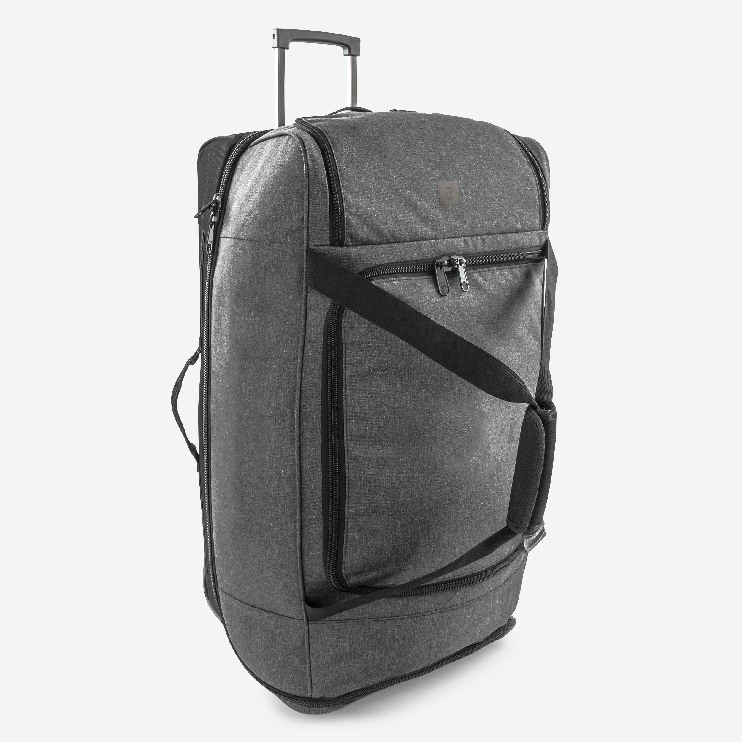 Large football travel suitcase, charcoal 2/14