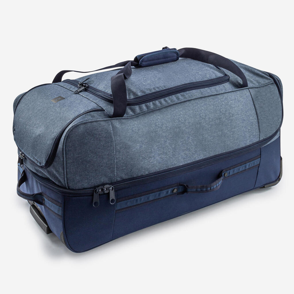 Large football travel suitcase, charcoal