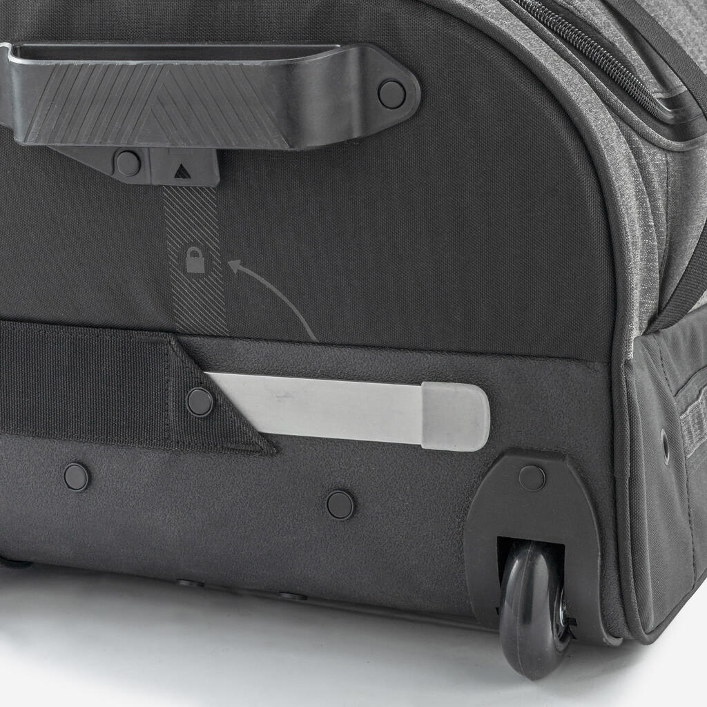 70L Suitcase Essential - Black/Grey