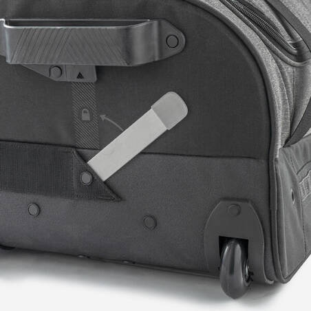70L Suitcase Essential - Black/Grey