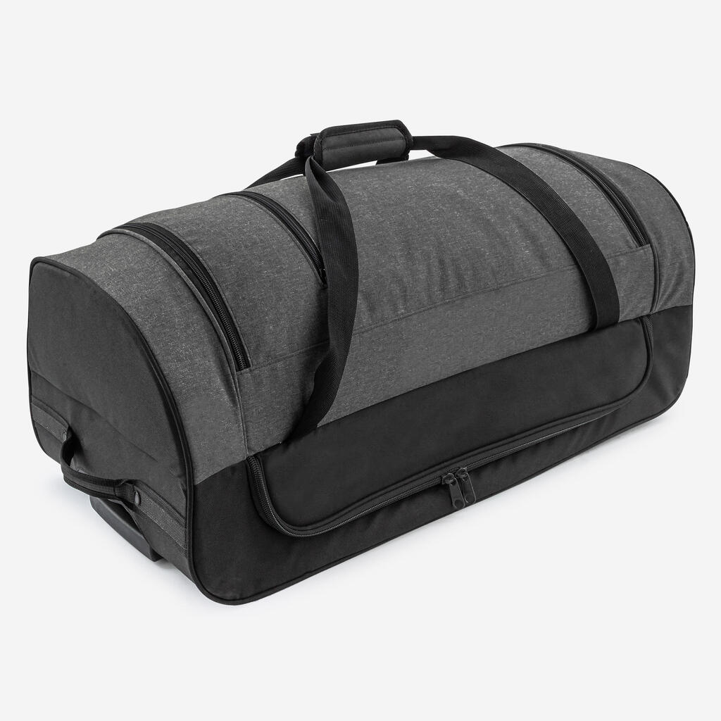 70L Suitcase Essential - Black/Grey