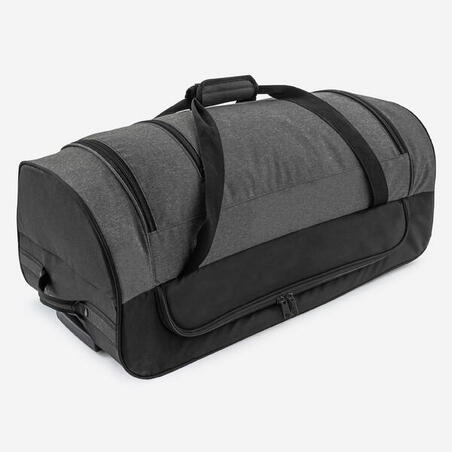 Спортивна сумка Essential на колесах 70 л чорна/сіра