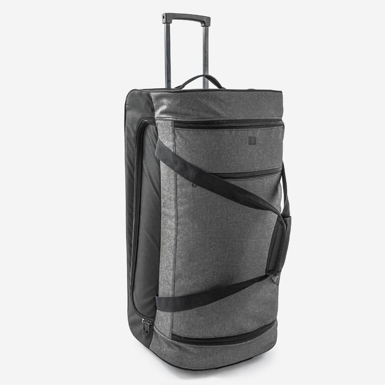 70L Suitcase Essential - Black/Grey