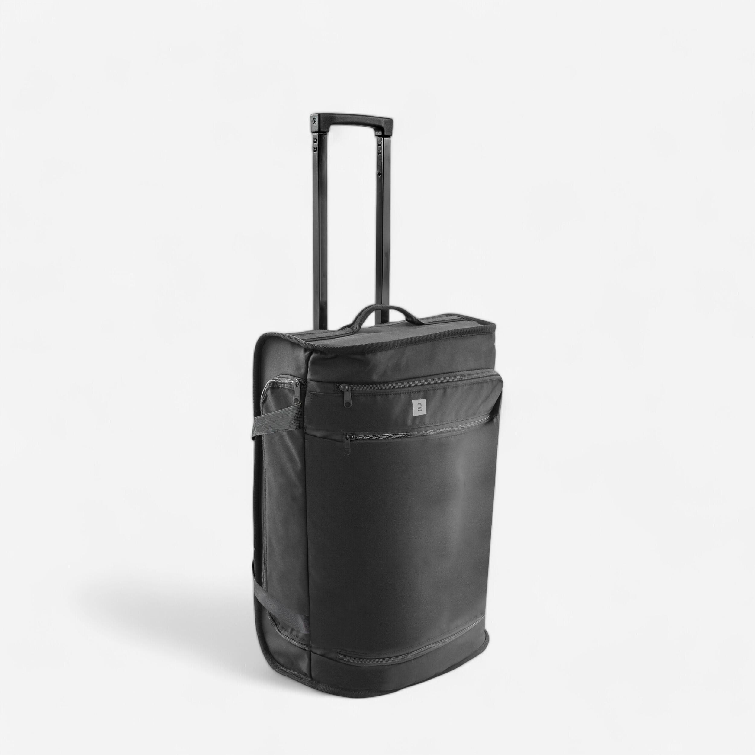 Valigia con ruote 30L - borsa da viaggio per cabina - ESSENTIAL nero