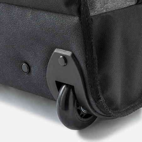 מזוודה עם גלגלים 30 ליטר דגם Essential - שחור/אפור