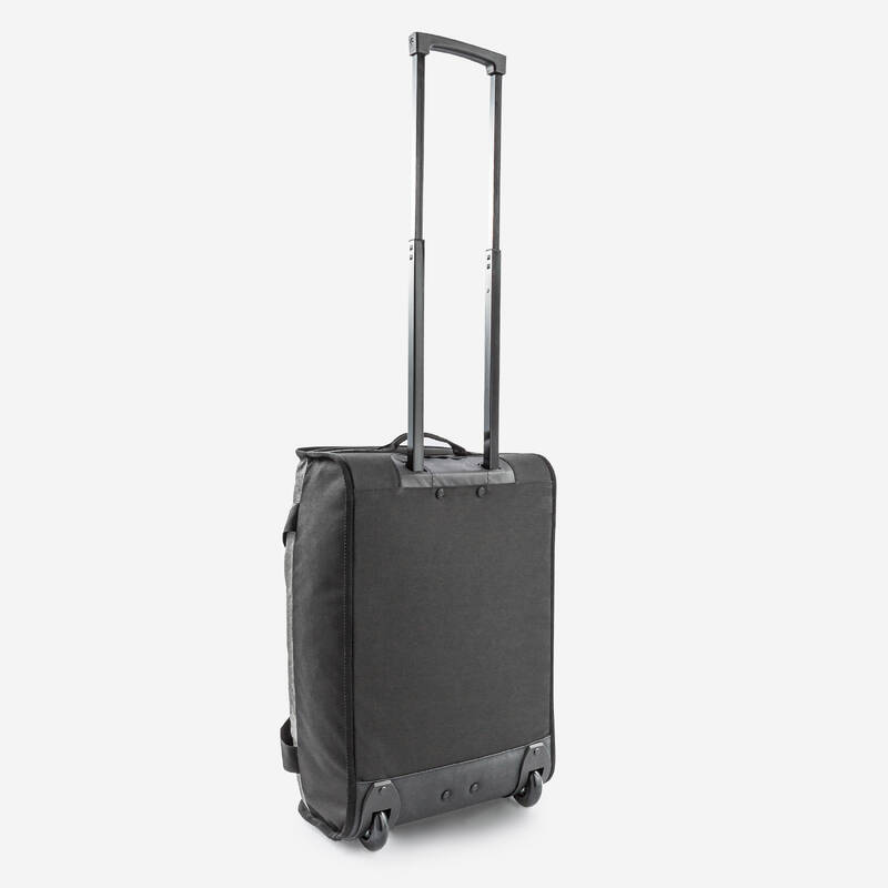 Maleta de viaje con ruedas para cabina de 30 litros Kipsta Essential gris -  Decathlon