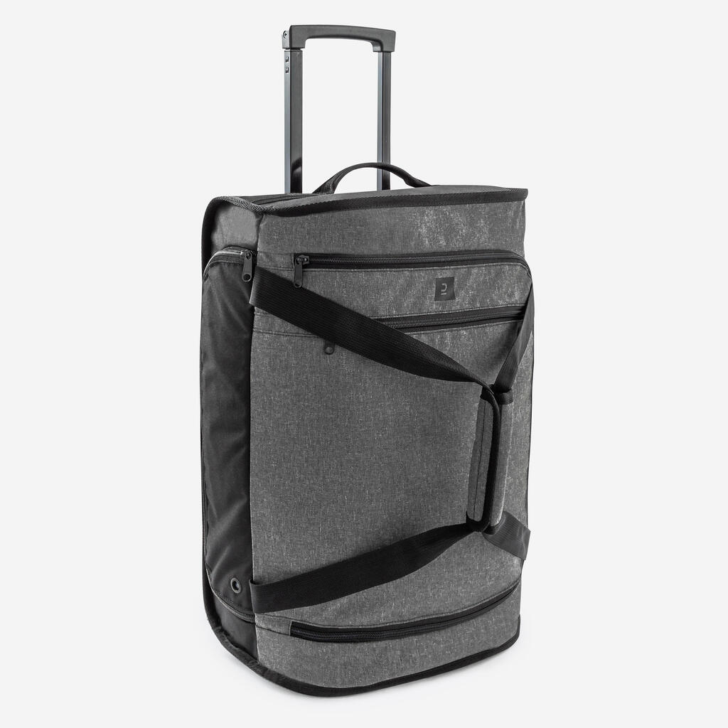 BOLSO DEPORTIVO CON RUEDAS 30 LITROS GRIS