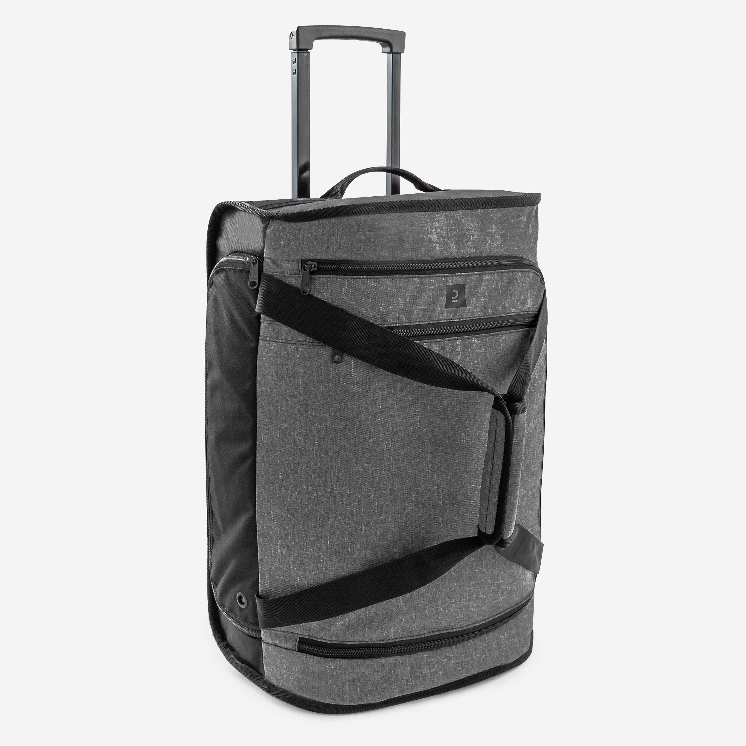 Sport Cabin Travel Bag, 30L, 50x32x20cm, Ventilated Boot Pocket, Rigid- Grey -  2